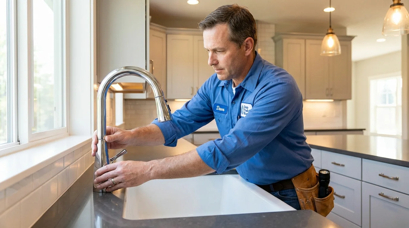 Kitchen faucet installation by Johns Plumbing LLC in Tujunga